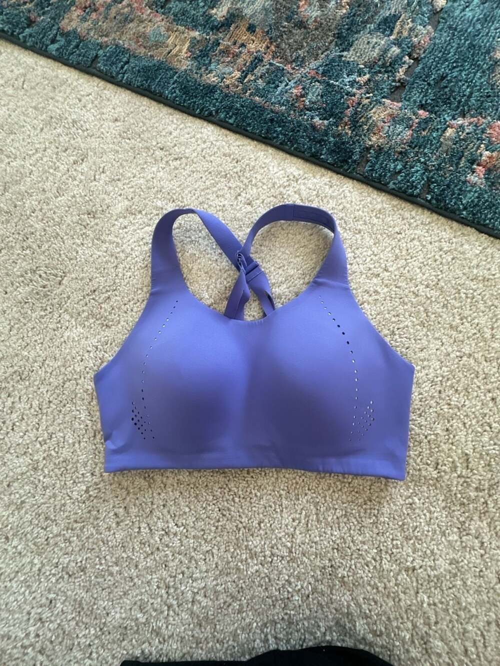 Lululemon AirSupport Bra Size 36D Purple High Support